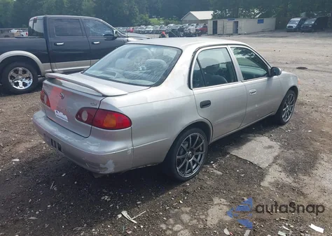 2001 Toyota Corolla Ce from USA, damaged, VIN 1NXBR12E91Z420083
